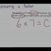 Decomposing A Factor