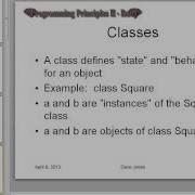 Ruby II Classes Lecture 3