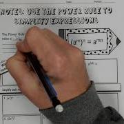 Multiplying Monomials Notes Video