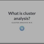 R Tutorial What Is Cluster Analysis