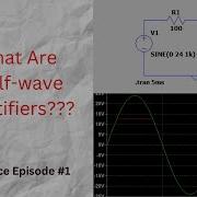 Half Wave Rectifier LTSpice Tutorial Ultimate LTSpice Tutorials Episode 1