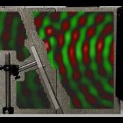 Sound Field From A 10kHz Speaker And Reflector Measured Using A Scanning Vibrometer