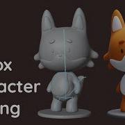 3D Fox Character Rigging Blender Tutorial For Beginners RealTime