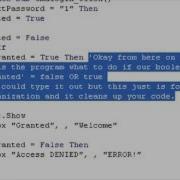 Visual Basic Booleans