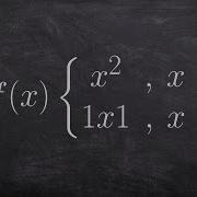 Learn How To Evaluate A Piecewise Function By Looking At The Graph