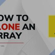 JavaScript Tips And Tricks To Make Life Easier Clone An Array Part 13 Shorts