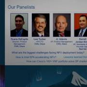 Cisco Panel Discussion On Real World Solutions For Network Function Virtualization