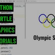 Draw Olympic Rings With Python Turtle Python Turtle Graphics Tutorial 19 Python Cool Designs