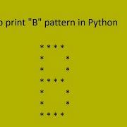 Python Pattern Programs Printing B Pattern In Python
