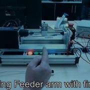 Testing Leap Motion Controller With CNC Coil Winder Stepper Motor