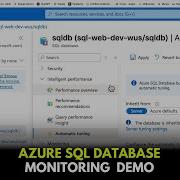 Azure SQL Database Monitoring Demo