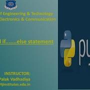 SESSION 04 PYTHON PROGRAMMING SEM 5 EC If And If Else Statement
