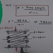 Problem On Design Of Helical Compression Spring Springs Design Of Machine