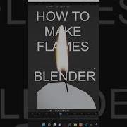 Make Candle Flame In Blender Shorts