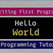 My First Java Hello World Program Video Tutorial