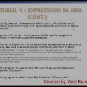Tutorial 9 Expressions In Java BLUEJ FOR 9th