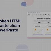 TinyMCE PowerPaste Clean Copy Paste Functionality