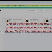Unlock Tool License Activation Buy