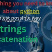 String Concatenation In Python Strings Python Tutorial Complete Python Python Full Course