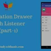 Android Studio Tutorial NavigationDrawer Part 1
