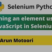 Flashing An Element Using JavaScript In Selenium Selenium Python