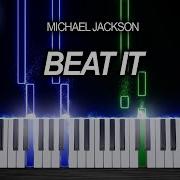 Michael Jackson Beat It EASY Piano Tutorial By PlutaX