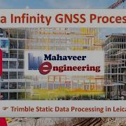 How To Process Trimble DGPS Raw Static Data In Leica Infinity Software