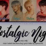 VICTON 빅톤 Nostalgic Night 그리운밤 Lyrics Color Coded Han Rom Eng