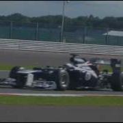 Williams Car Valtteri Bottas F1 Young Driver Test Silverstone Circuit 2012
