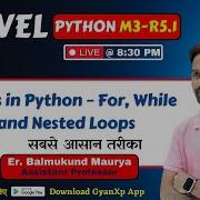 Loops In Python For While And Nested Loops O Level M3 R5 1