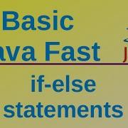 If Else Statements Basic Java Fast 7