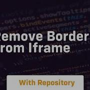 Remove Border From Iframe