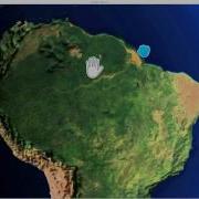 Two Hand Earth View Navigation Using Kinect 1