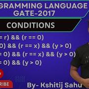 Programming Language GATE 2017 Problem Solution