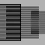 Moiré Patterns Scaling Lines