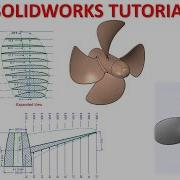 SolidWorks Tutorial 78 3D Model Marine Propeller For Ships Boatsg