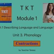 TKT Module 1 Unit 3 3 6 9 Contractions
