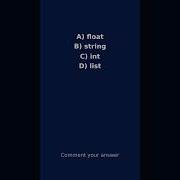 Python Quiz Comment Your Answer Before The Reveal Python Coding Pythonquiz Shorts Programming