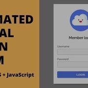 How To Create Animated Popup Modal Login Form Using HTML CSS JavaScript