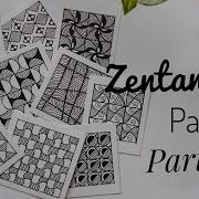 15 Zentangle Pattern Part 2 Tutorial Zentangle Art Step By Step