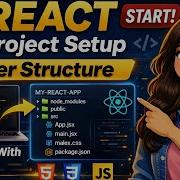 How To Setup React Project Using Vite React For Beginners Folder Structure Explained Episode 1