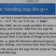 Argument Parsing In Bash Scripts