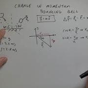 Calculating The Vector Change In Momentum For A Bouncing Ball