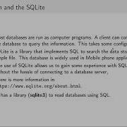 Short Introduction To Using SQL With Python