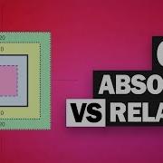 Объяснение абсолютной и относительной позиции в CSS