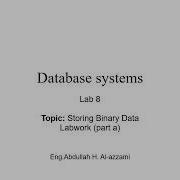 Lab8 JDBC 2 Part 2 Labwork