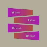 Pure CSS Angled Gradient Button Hover Effect In HTML5 CSS CSS Animation Button Effect
