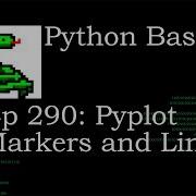 Python Basics Matplotlib Pyplot Markers And Line Style