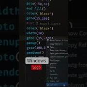 Draw A Windows Logo Using Python Shorts App Python Code Kindly Subscribe For More