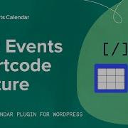 Past Events Shortcode Feature